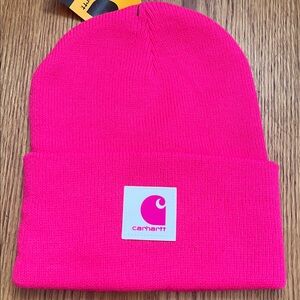 NWT Carhartt Men's Knit Cuffed Rubber Patch Beanie